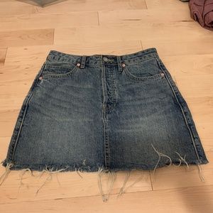Free People Denim Skirt